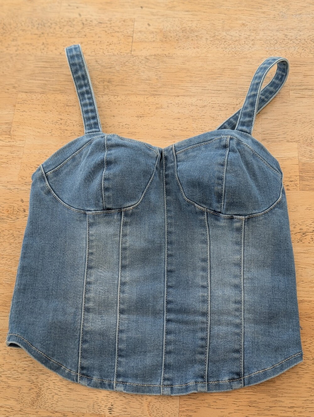 Oat New York Denim Tank Top - Blue Size XS